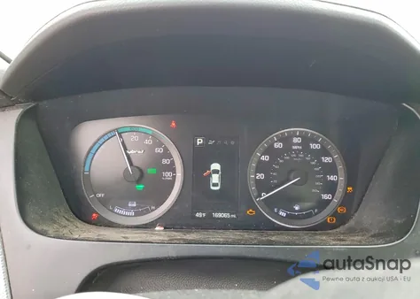 2016 Hyundai Sonata Hybrid z USA, uszkodzony, nr VIN KMHE24L15GA012026